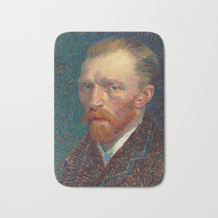 Self-Portrait, 1887 by Vincent van Gogh Bath Mat