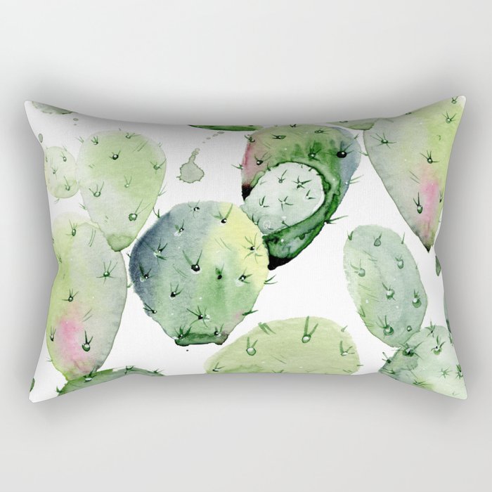 Cactus commotion Rectangular Pillow