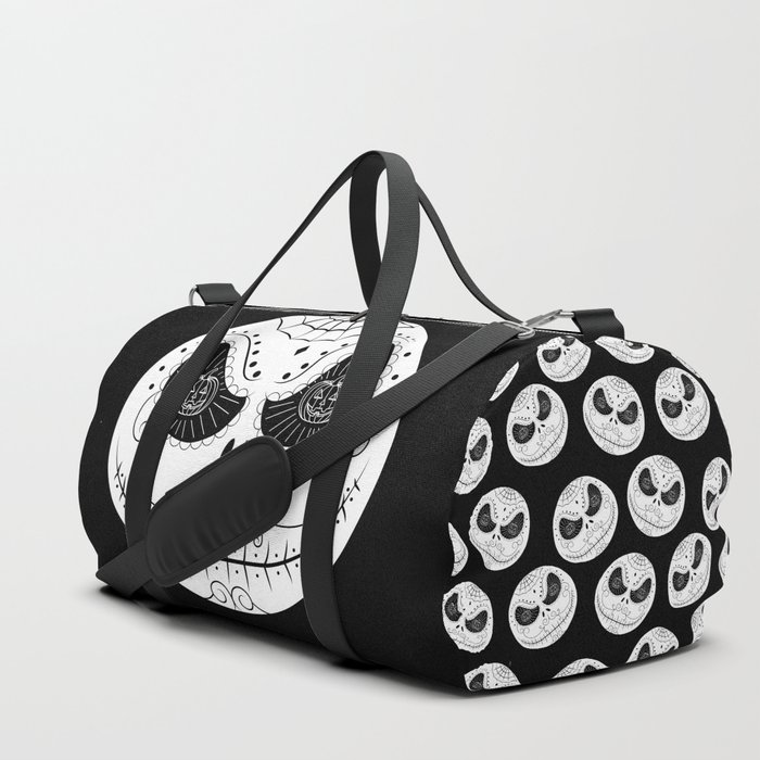 Jack S Skull Sugar Vector Mexican Duffle Bag By Beatrizxe
