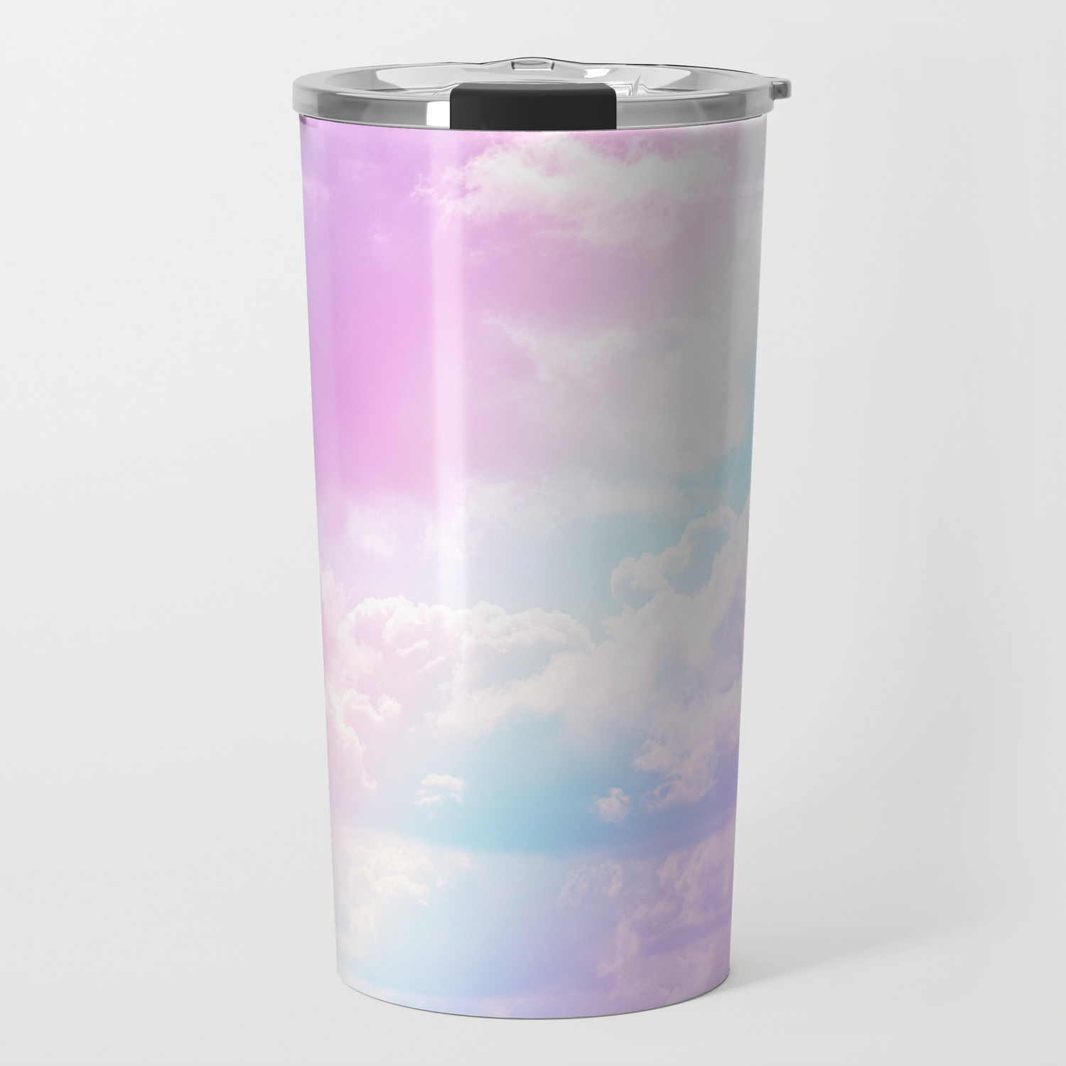 Pastel Rainbow Aesthetic Travel Mug By The Thiiird Society6