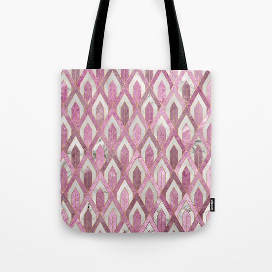 Art Deco Marble Pattern IV Tote Bag