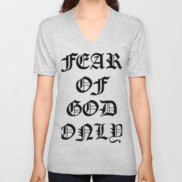 FEAR OF GOD ONLY V Neck T Shirt