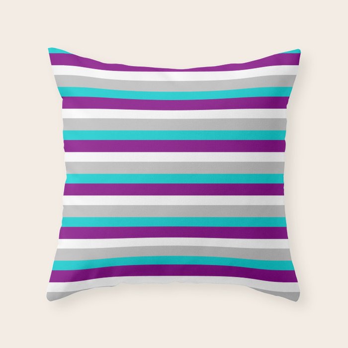 dark turquoise throw pillows