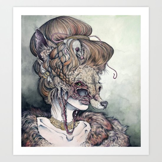 Vulpes Masquerade, now as a print! Art Print