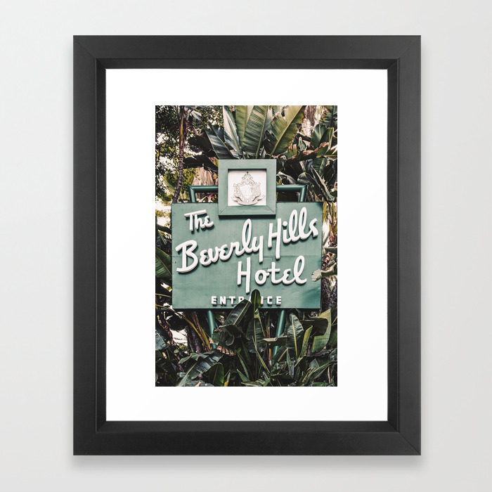 The Beverly Hills Hotel Vertical Framed Art Print By Anon Y Mouse Society6