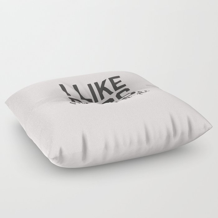 I Like Dogs More Than People, Funny Quote Floor Pillow