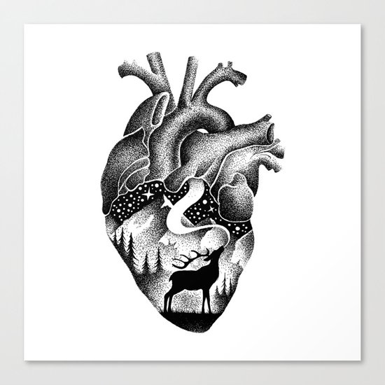 WILD HEART Canvas Print