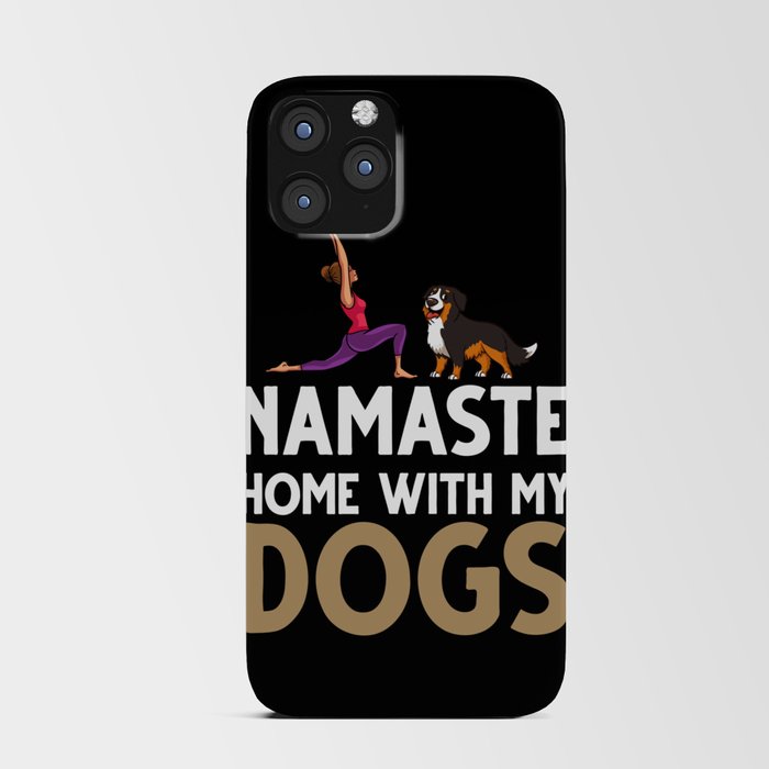 Yoga Dog Beginner Workout Poses Quotes Meditation iPhone Card Case