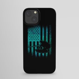 Wakeboard American Flag Wakeboarder Wakeboarding iPhone Case