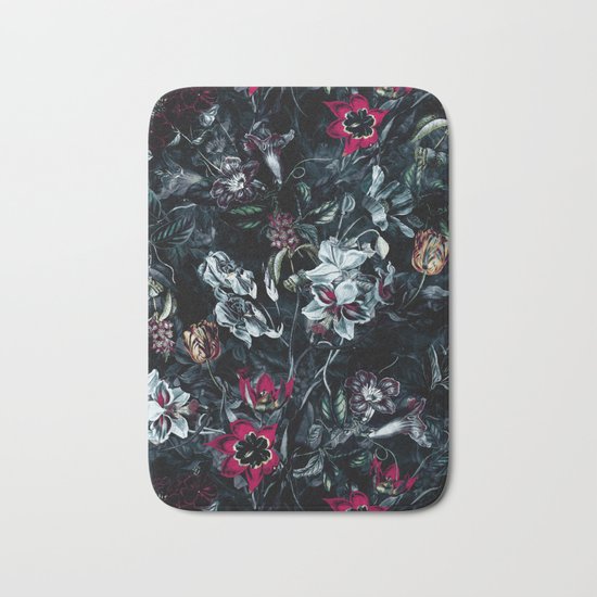 NIGHT GARDEN II Bath Mat