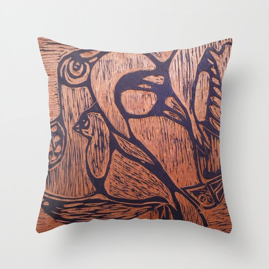 bird Throw Pillow