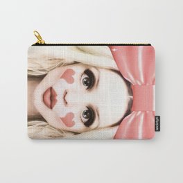 Blonde Doll (glass eyes) Carry-All Pouch
