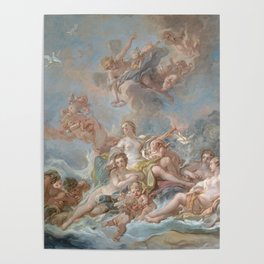 The Triumph of Venus - François Boucher - 1745 Poster