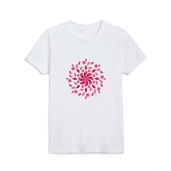 Raspberry mandala Kids T Shirt