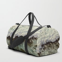 Massive Stormy Ocean Waves  Duffle Bag