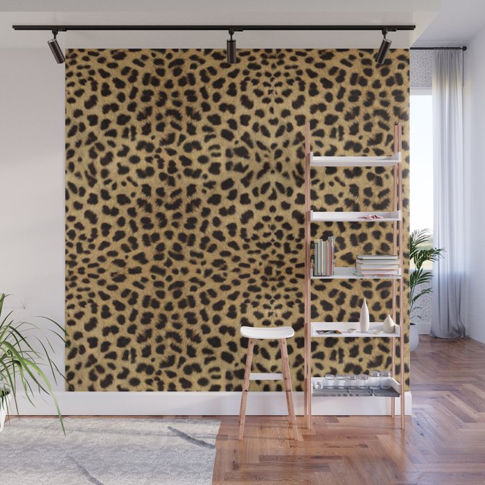 Cheetah Print Wall Mural