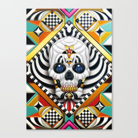 Skullture Canvas Print