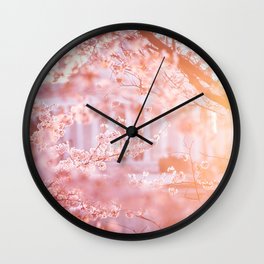 Cherry Blossoms Washington DC, local artist Wall Clock