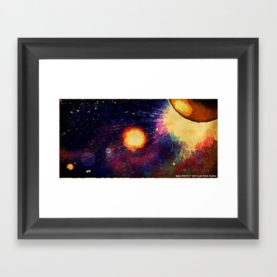 SPACE 04-25-12 Framed Art Print
