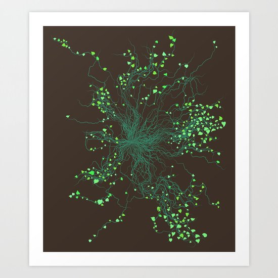 Nature will find a way Art Print