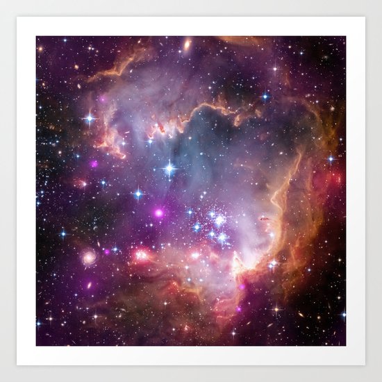 Under the Wing of the Small Magellanic Cloud Art Print