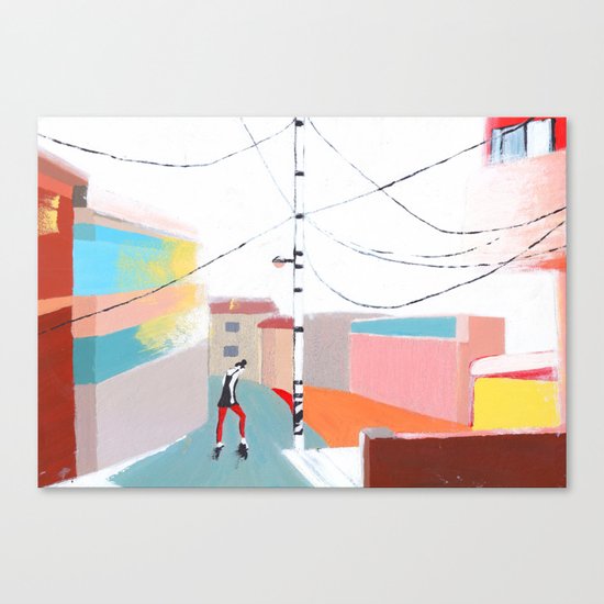 Dancing in the Street Canvas Print