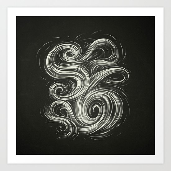 Smoke6 Art Print