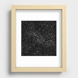 Wishful night of stars. Recessed Framed Print