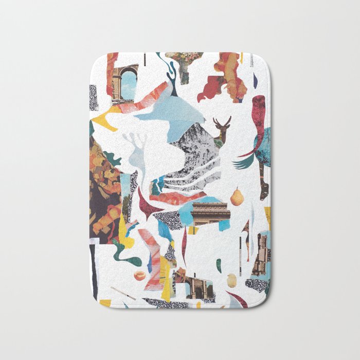 Delirium Analog Collage Bath Mat By Bomju Society6