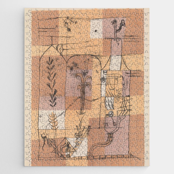 Hoffmannesque Scene Abstract "painting · modern · abstract art " Paul Klee Jigsaw Puzzle