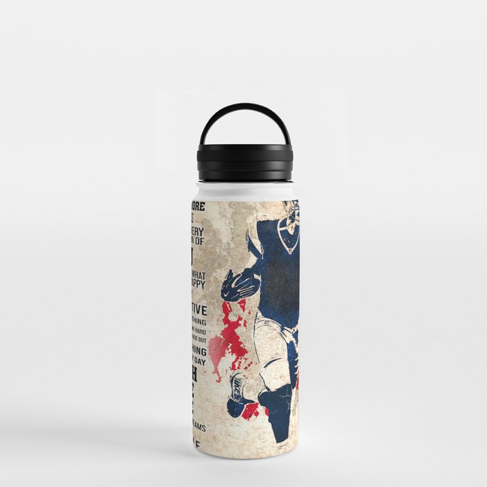 America Football Today Is A Good Day To Happy Water Bottle