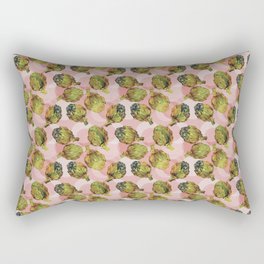 Modern Botanical Artichoke  Rectangular Pillow