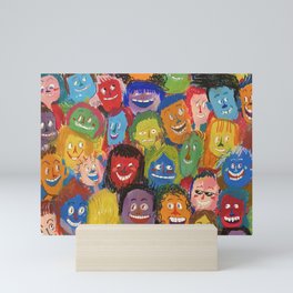 crowded Mini Art Print