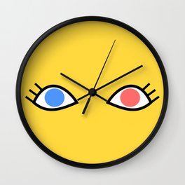 Eyes Wall Clock