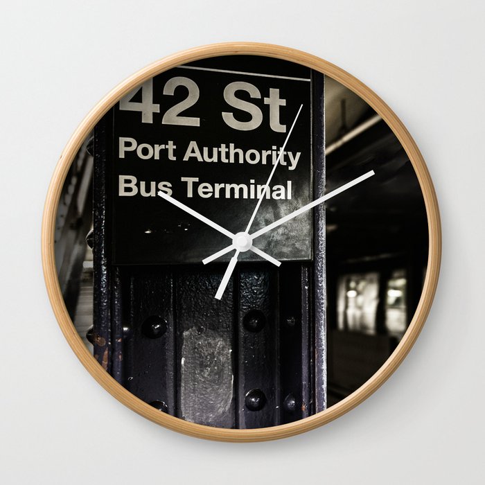 42nd street subway stop Wall Clock
