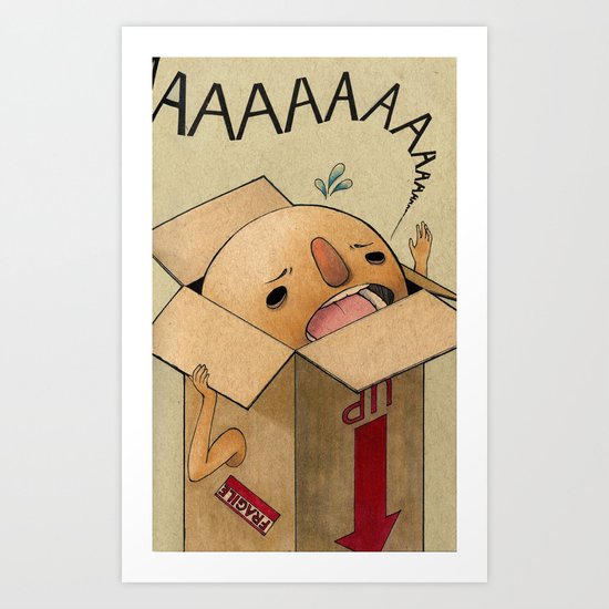 Anxiety Attack Art Print