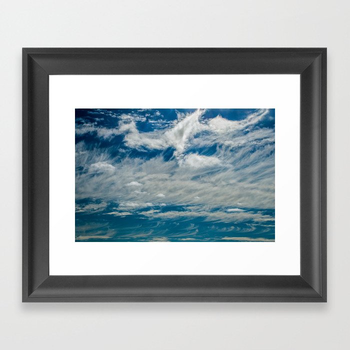 SIMPLY CLOUDS Framed Art Print