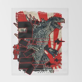 Godzilla Throw Blankets Society6