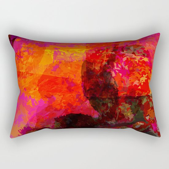flames Rectangular Pillow