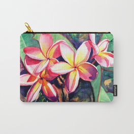 Sweet Plumeria Carry-All Pouch