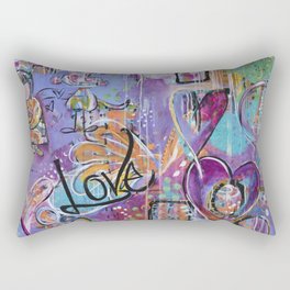 Groovy Kind Of Love Rectangular Pillow
