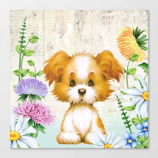 Sweet animal #3 Canvas Print
