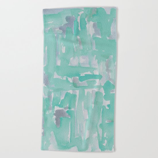 Aqua Beach Towel