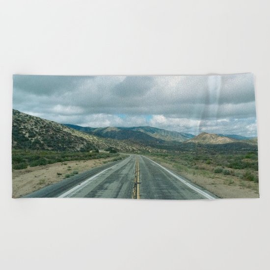 The Road to Los Angeles Beach Towel