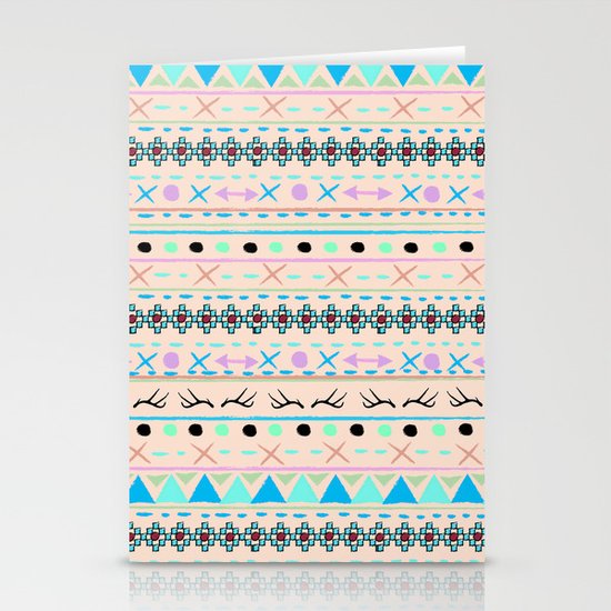 SWEET WINTER PATTERN Stationery Cards