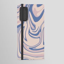 marbled melt_dreamy pastels Android Wallet Case