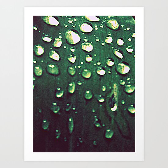 Riding Out the Rain Art Print
