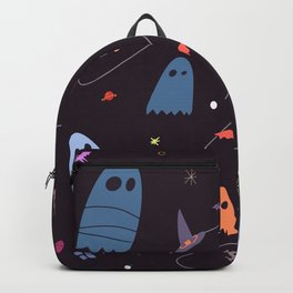 Spooky Ghost Halloween Party Backpack | Kids, Fall, Colorful, Holidays, Ghost, Graphicdesign, Halloween, Vectorial, Vecto, Pattern 