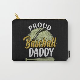 Proud baseball Daddy retro Fathers day 2022 Carry-All Pouch