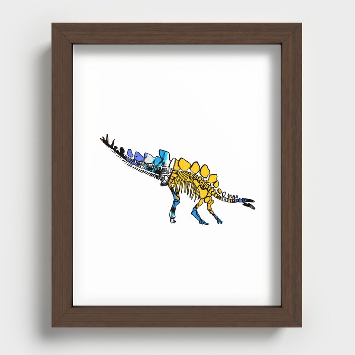 Stegosaurus  Recessed Framed Print